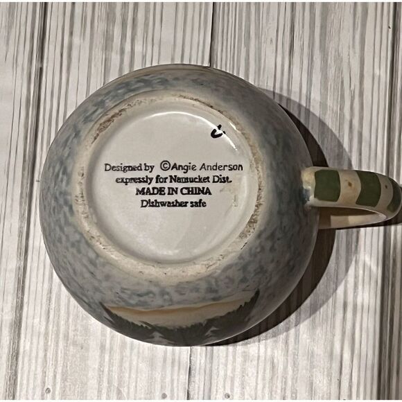 Nantucket Angie Anderson Christmas Teapot Set Farmhouse Cottagecore Cream Sugar - Picture 12 of 13